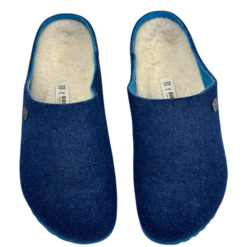 BIRKENSTOCK KAPRUN RIVET FELTED DOUBLEFACE WOOL SLIP ON MULE CLOG SLIPPER RARE - Picture 14 of 14